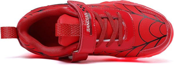 Spider-Man Light-Up Shoes Boys LED Sneakers PU TPR-3