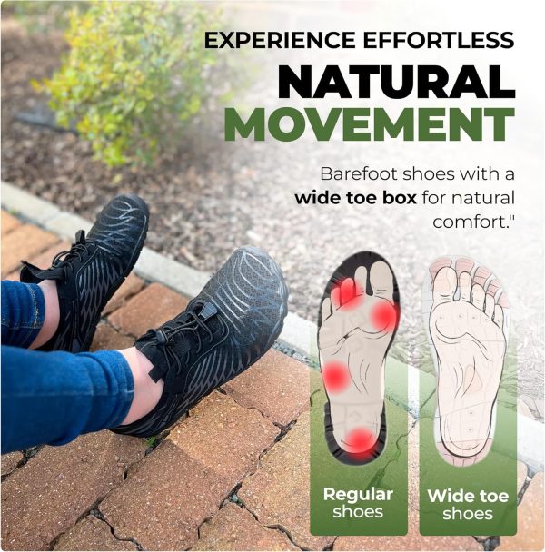 HF Barefoot Kids Shoes Boys Girls Flexible Sole Lightweight-3