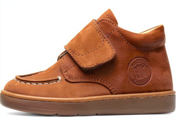 Naturino Boys Walking Shoes Velcro Strap Nubuck Leather-0