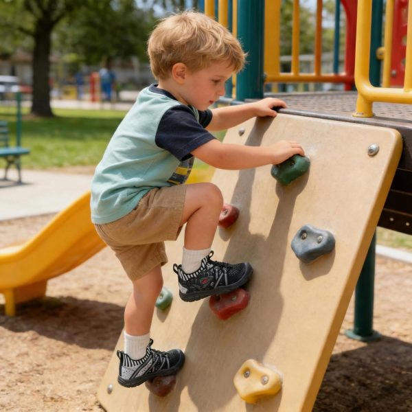 Toddler Sneakers Dinosaur Design Breathable Knit Walking-1