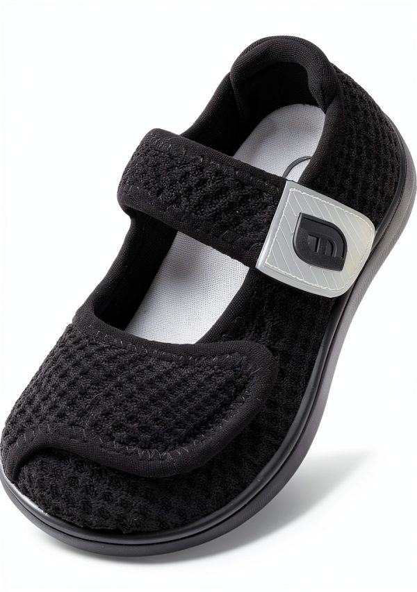 Toddler Barefoot Shoes Wide Width Breathable Knit Non-Slip-0