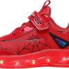 Spider-Man Light-Up Shoes Boys LED Sneakers PU TPR-1