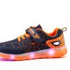 Pavo Kids LED Light Up Sneakers Rechargeable Spider Design-4