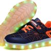 LED Light Up Shoes Kids Breathable Rechargeable Sneakers-2