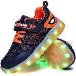 LED Light Up Shoes Kids Breathable Rechargeable Sneakers-0
