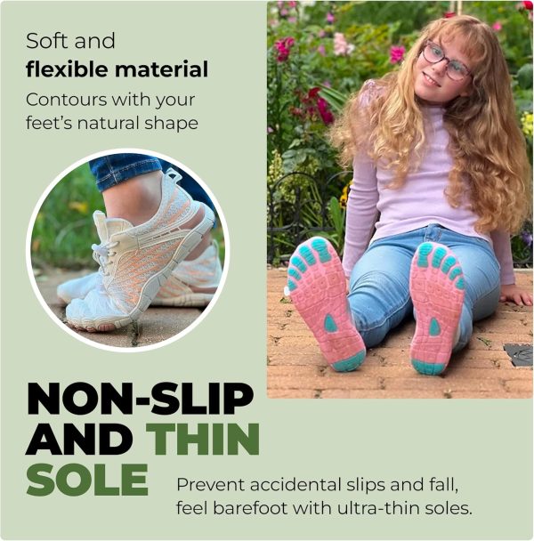 HF Barefoot Kids Shoes Boys Girls Flexible Nonslip Sole-2