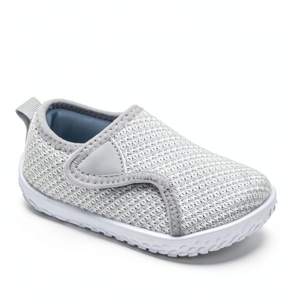 Kids Walking Shoes Knitted Mesh Wide Toe Non-Slip Sole-1