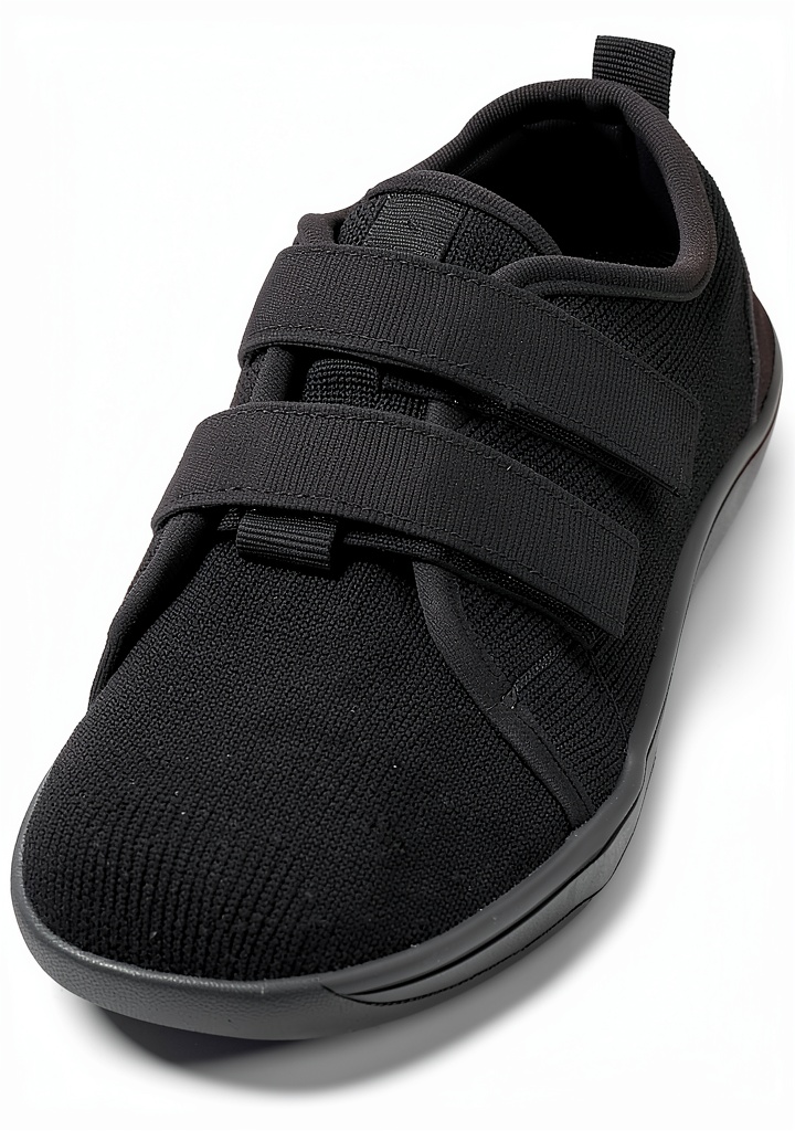 TinySteps barefoot walking shoes displayed on a wooden floor