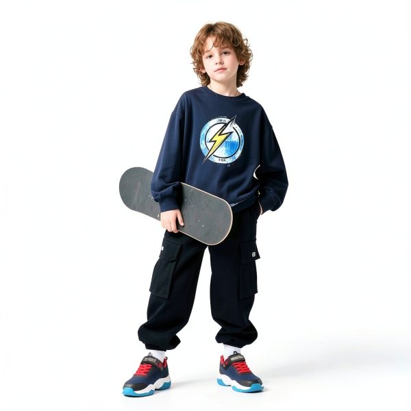 LED Kids Running Shoes Pavo Light Up Sneakers-5