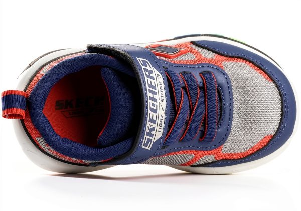 Skechers Boys Walking Shoes Navy/Red 10 Toddler-4