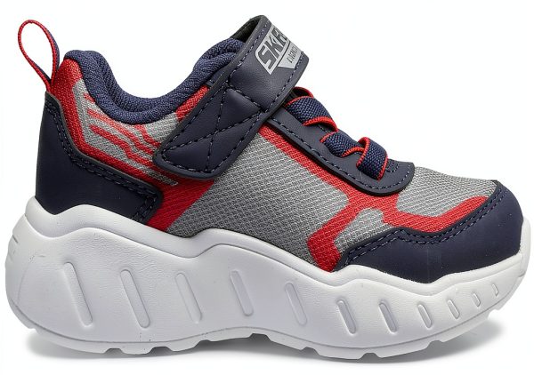 Skechers Boys Walking Shoes Navy/Red 10 Toddler-5