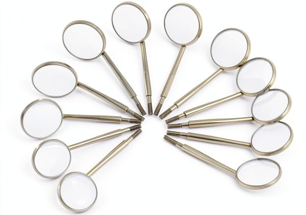 Artman Instruments Dental Mirror Size 5 Rhodium Plated Stainless Steel-7