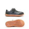 KidFlex Barefoot School Shoes Boys Girls Beige Grey Size 3-2
