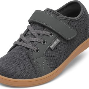 KidFit Kids Barefoot Walking Shoes - Wide Toe Breathable Upper-0