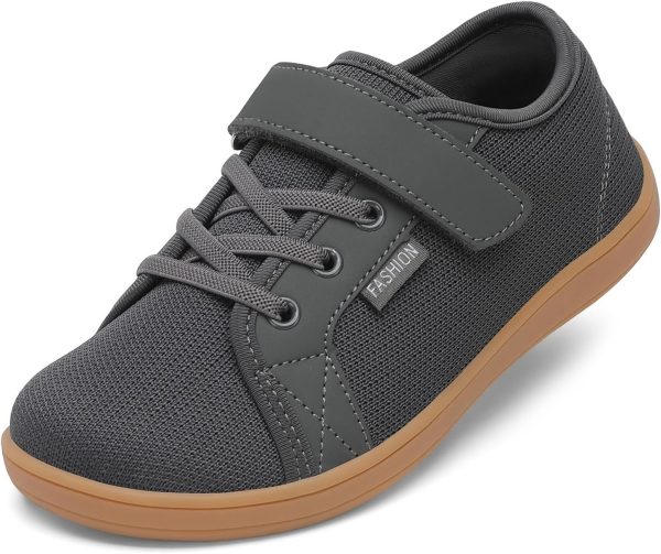 KidFit Kids Barefoot Walking Shoes - Wide Toe Breathable Upper-0