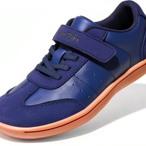 KidStride Kids Walking Shoes Beige Navy Size 3-13 Lightweight Sneaker-0