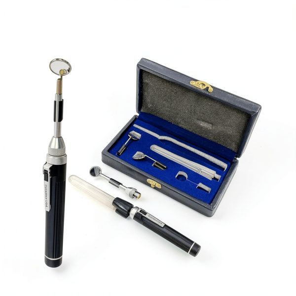 Dental LED Mouth Mirror with Clip-On Handle - WSI Anti-Fog-8