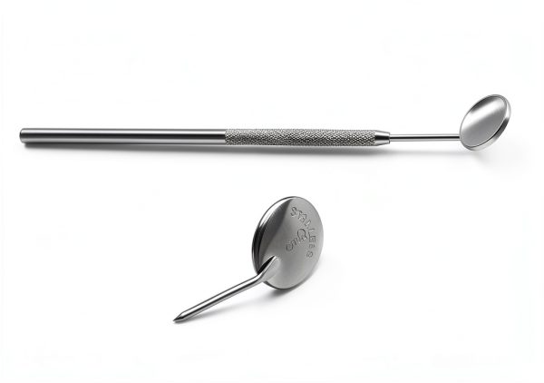 Stainless Steel Dental Mirror 6.5" Impressive Smile Anti‑Fog 45° Angle-5