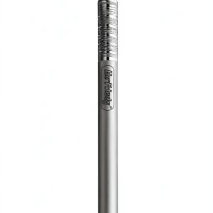 Hu-Friedy MH6 Size 6 Cone Socket Mirror Handle with Satin Steel Grip-0
