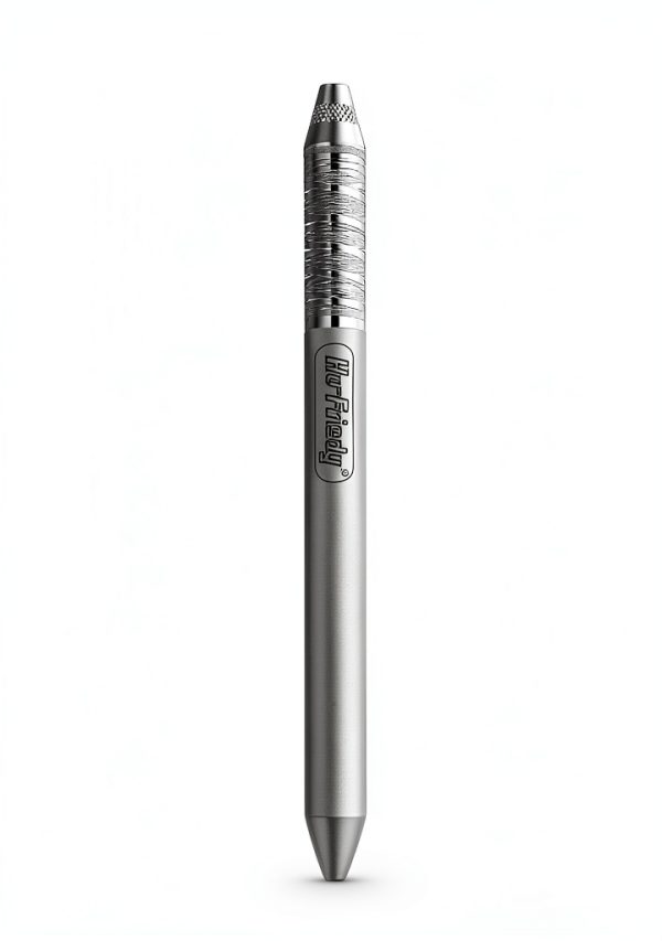 Hu-Friedy MH6 Size 6 Cone Socket Mirror Handle with Satin Steel Grip-0