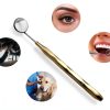 Dental Mirror ARTMAN INSTRUMENTS Set of 5 Stainless Steel Gold Handles-6