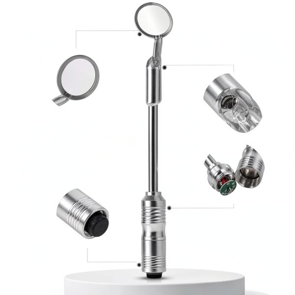 Light Dental Mirror with LED Steel – Healifty Model 15838D1TSG-2