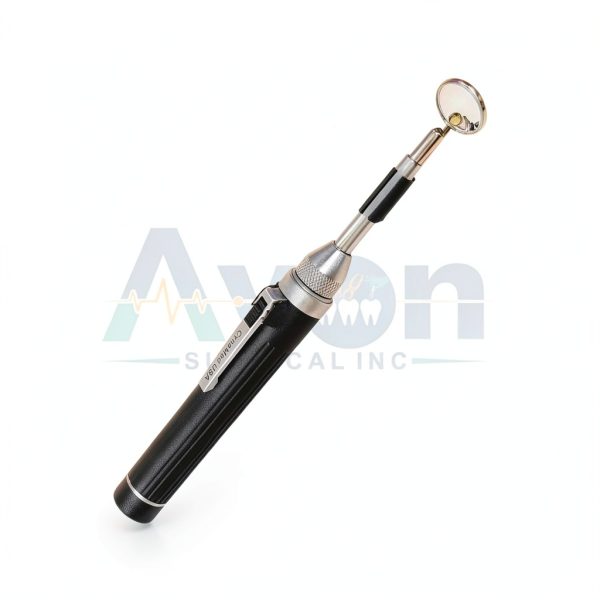Dental LED Mouth Mirror with Clip-On Handle - WSI Anti-Fog-2