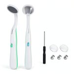 Dental Mirror 2 Pcs LED Light Anti-Fog OUMJCING Oral Care Tool-0