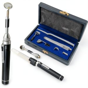 Dental LED Mouth Mirror with Clip-On Handle - WSI Anti-Fog-0