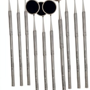 Dental Mouth Mirror WSI Premium 10-Pack Stainless Steel 22mm-0