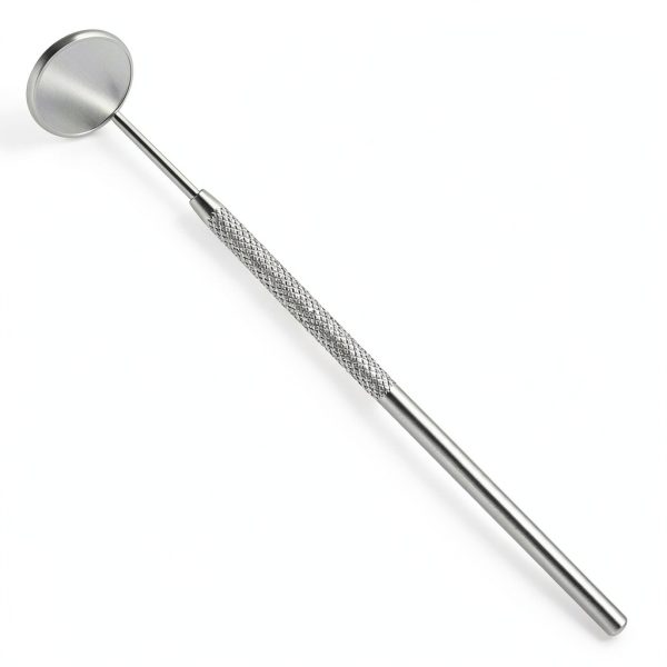 Dental Inspection Mirror Annhua Stainless Steel Anti-Fog Curved Mirror-0