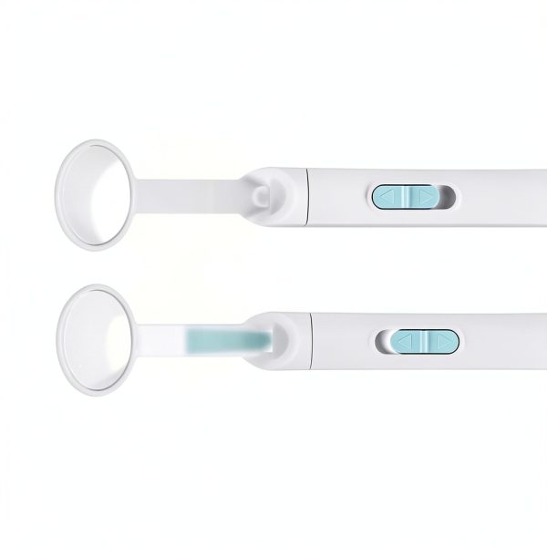 Dental Mirror MinToothpro Dual LED Light Removable Anti-Fog - Blue-4