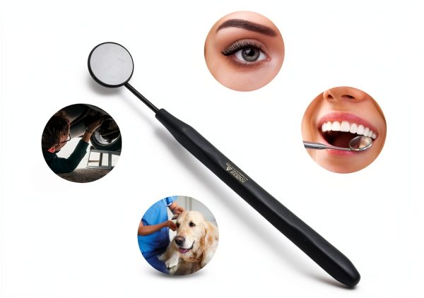 Dental Mirror ARTMAN INSTRUMENTS Set of 5 Stainless Steel Matte Black-6