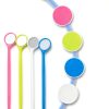 Disposable Dental Mirror 40pcs AH Anti-Fog 6.3" Handle – 4 Colors-3