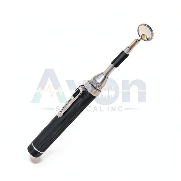 Dental LED Mouth Mirror with Clip-On Handle - WSI Anti-Fog-3