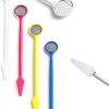 Plastic Dental Mirror 40pcs Disposable by Ceonam Curved Angle Tool-3