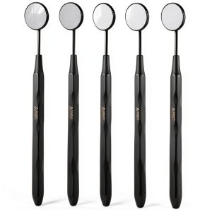 Dental Mirror ARTMAN INSTRUMENTS Set of 5 Stainless Steel Matte Black-0