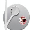 Plastic Dental Mirror 40pcs Disposable by Ceonam Curved Angle Tool-2