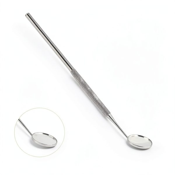 Dental Mirror Stainless Steel 6.5in KuanStore Dual Pack-1