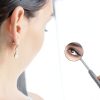 Dental Mirror MJW 2pc Stainless Steel with Non Slip Handle 6.5-5