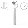 Dental Mirror MJW 2pc Stainless Steel with Non Slip Handle 6.5-2