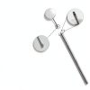 Dental Mirror MJW 2pc Stainless Steel with Non Slip Handle 6.5-4