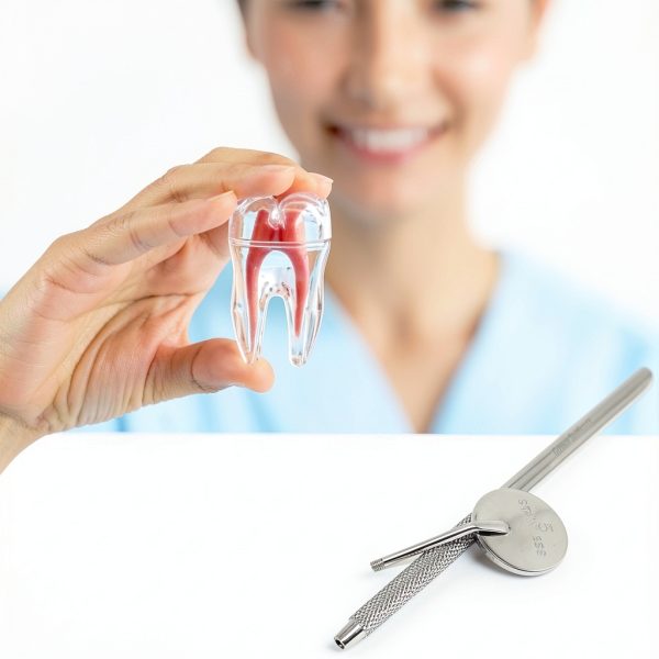 Dental Mouth Teeth Inspection Mirror #5 A2ZSCILAB Steel 6.5in-2