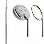 Dental Mirror HOKIN Stainless Steel with Two Detachable Heads-0