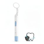 LED Dental Mirror InhwRior Rechargeable USB Dual Light Anti Fog Blue-0