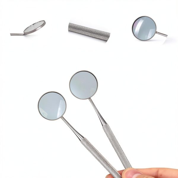 Dental Mirror Stainless Steel 6.5in KuanStore Dual Pack-4