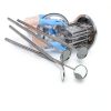 Dental Mouth Teeth Inspection Mirror #5 A2ZSCILAB Steel 6.5in-5