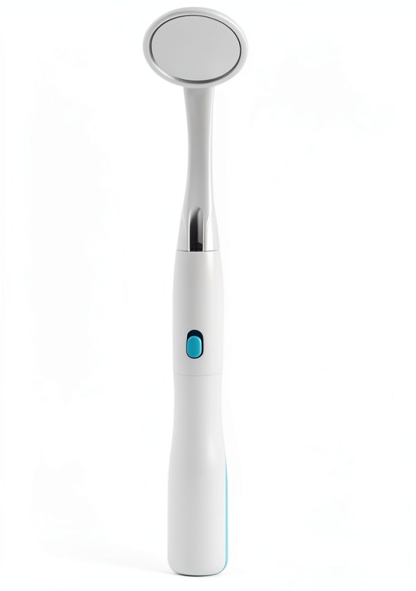 Dental Mirror 2 piece LED Lighted Anti Fog Curve Angle by Ceonam CEM05-3