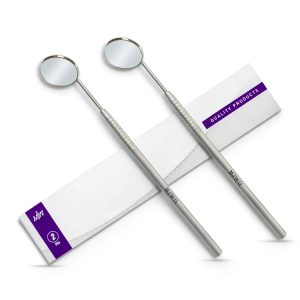 Dental Mirror MJW 2pc Stainless Steel with Non Slip Handle 6.5-0