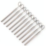 Dental Mouth Mirror OdontoMed2011® 10-Piece with 45° Angle Steel-0